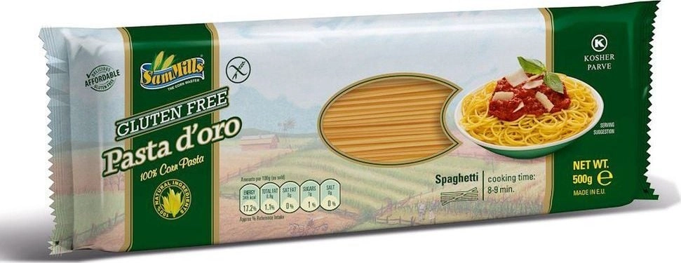 SAMMILLS Makaron kukurydziany - spaghetti bezglutenowy