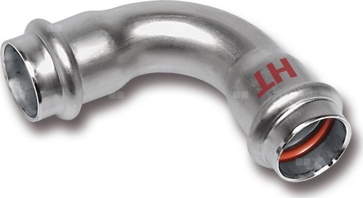 Elbow SANHA-NIROSAN INDUSTRY-Stahl noble d90° d28SANHA