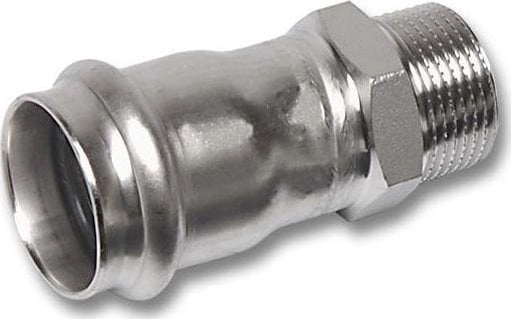 SANHA-NIROSAN-Stahl connector noble transitional d18x3/4 GZSANHA