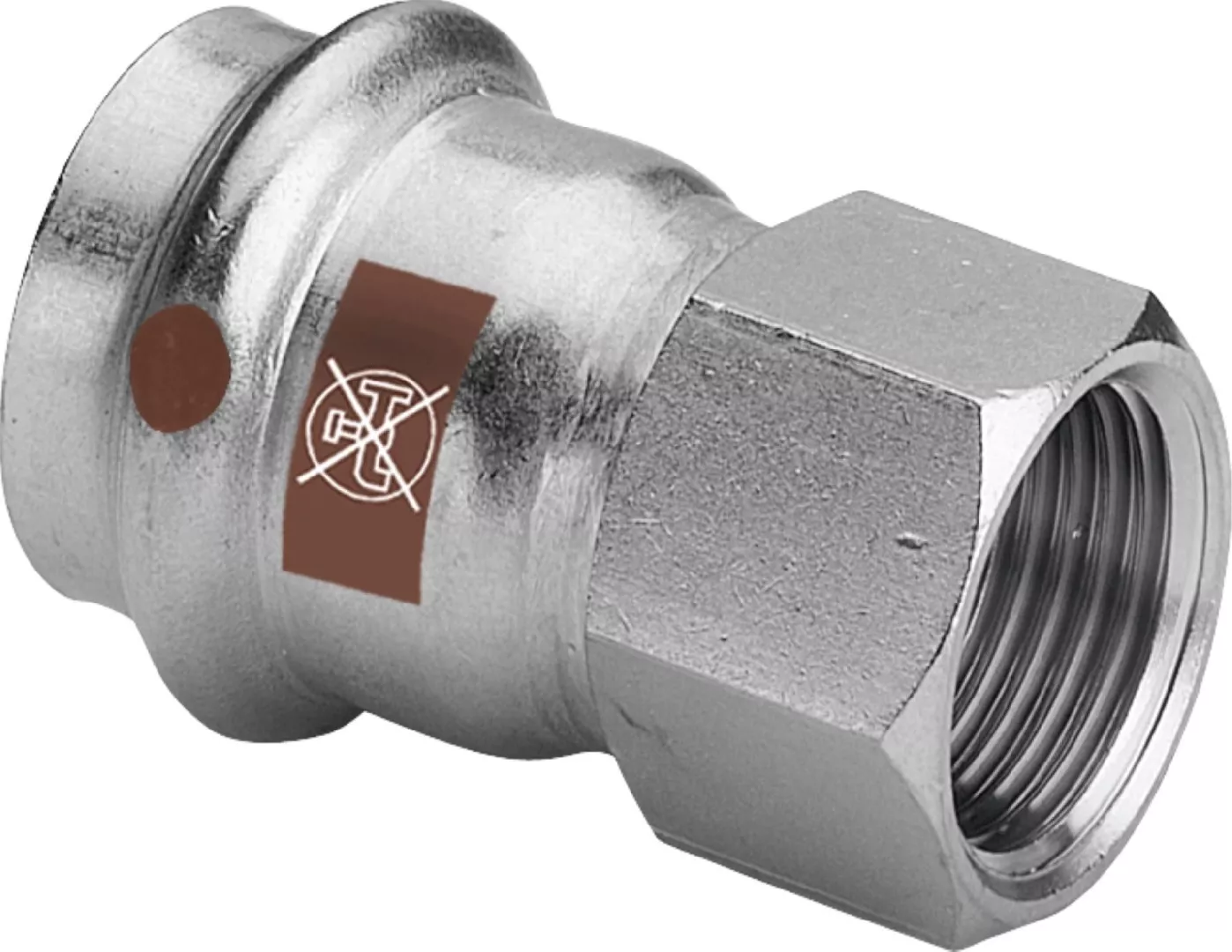 SANHA-NIROSAN-Stahl connector noble transition d15x1/2 GWSANHA