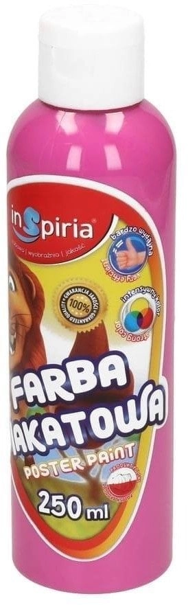 Pink poster paint 250ml 5902414006232