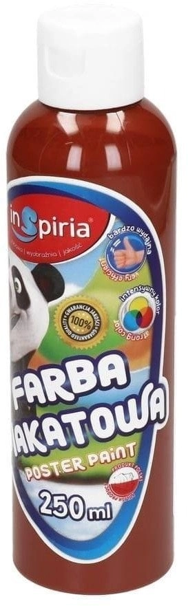 Brown poster paint 250ml 5902414006478