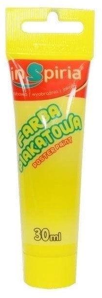 Poster paint in a tube yellow