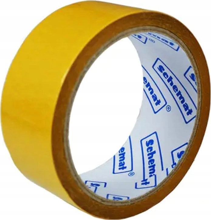 Double-sided tape for carpets on pp