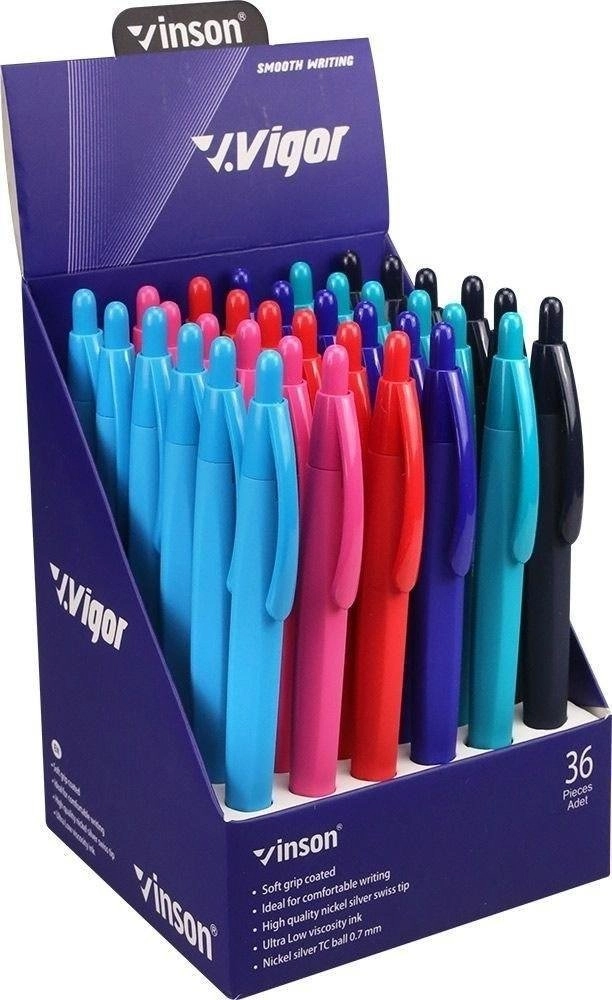 Automatic ballpoint pen. Vigor G2 blue