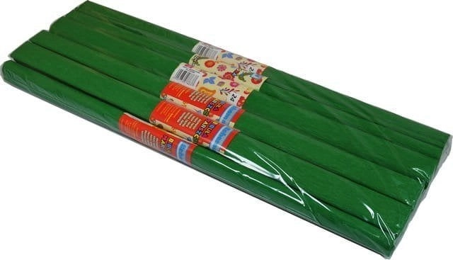 Crinkled tissue paper 24 dark green