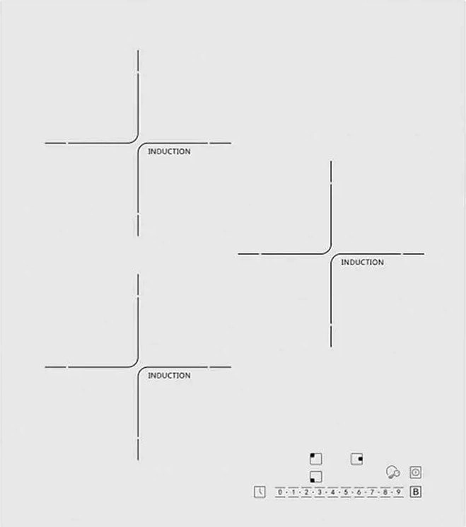 Schlosser width 45 cm frameless white