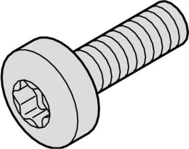 SCHROFF Śruba kołnierzowa SCHROFF  Torx M2