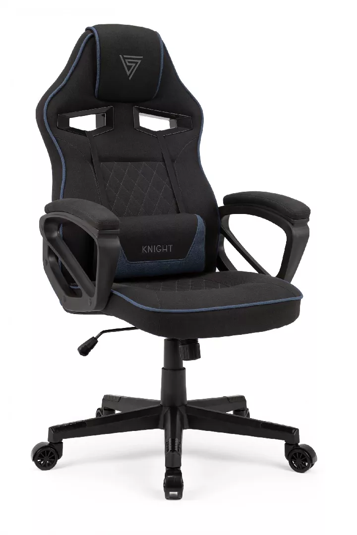 SENSE7 Knight fabric armchair  black and