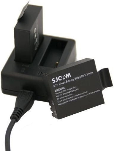 SJCAM Ładowarka Dual do SJ4000/SJ5000/M10 (R-RA-ŁAD-SJ4-5-M10)