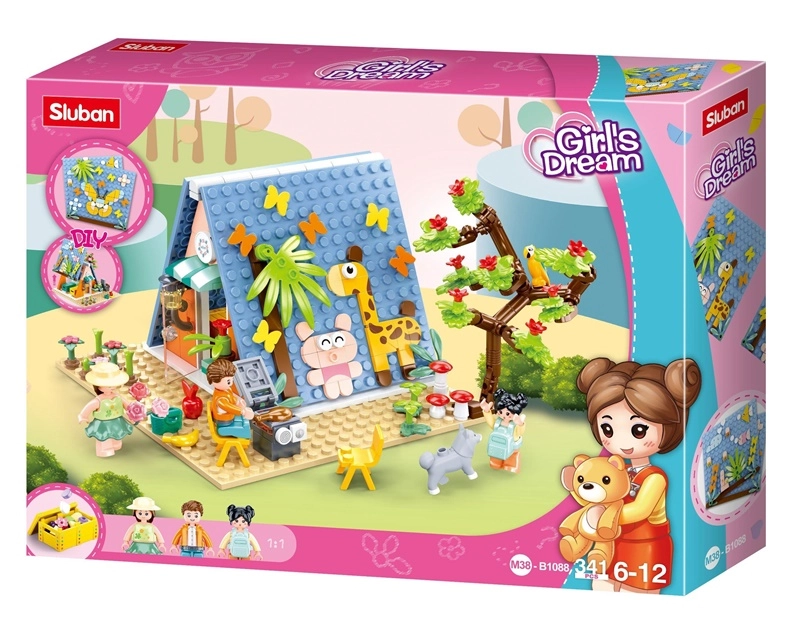 TOY CONSTRUCTOR CAMP 341PCS M38-B1088 M38-B1088