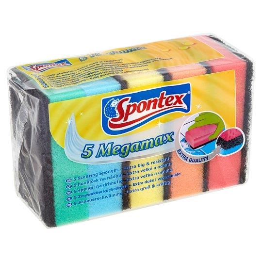 SPONGE SCOURING SPONTEX MEGAMAX 5PCS 000040211314