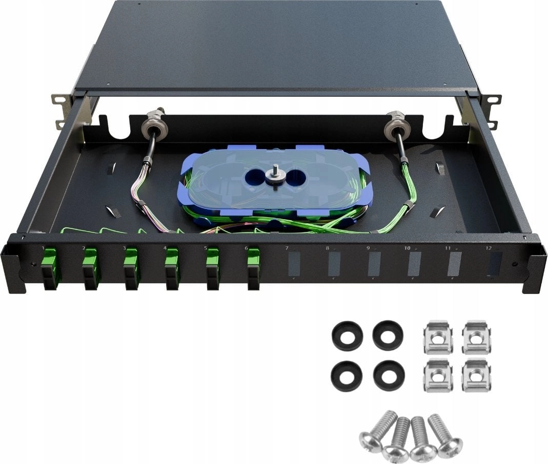 FIBER OPTIC DISTRIBUTOR TFDP-19-1U-12D-SC-B STALFLEX TFDP-19-1U-12D-SC-B