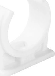 STASIŃSKI Semi-open electrical pipe holder WHITE