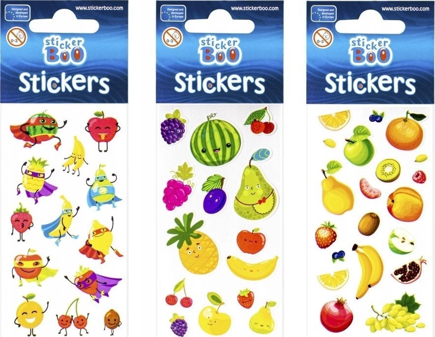 STICKERBOO NAKLEJ 66X180 S-BOO OWOCE PBH