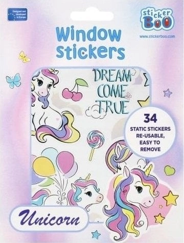 STICKERBOO UNICORN WINDOW STICKER 160X210/4K S-B