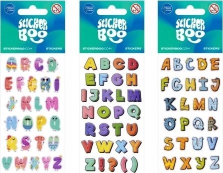 STICKERBOO STICK LETTERS3 66X180 S-BOO PBH
