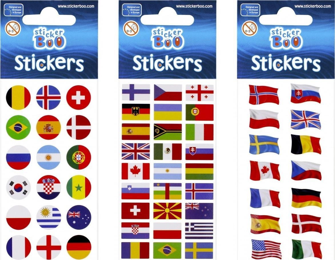 STICKERBOO NAKLEJ 66X180 S-BOO FLAGI PANSTW
