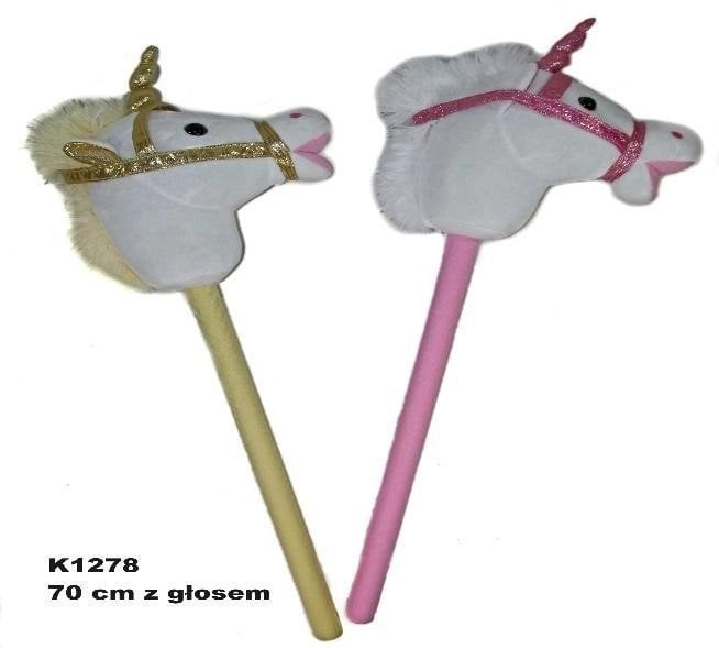 PLUSZAK JEDNOROZEC NA KIJU 70CM SA