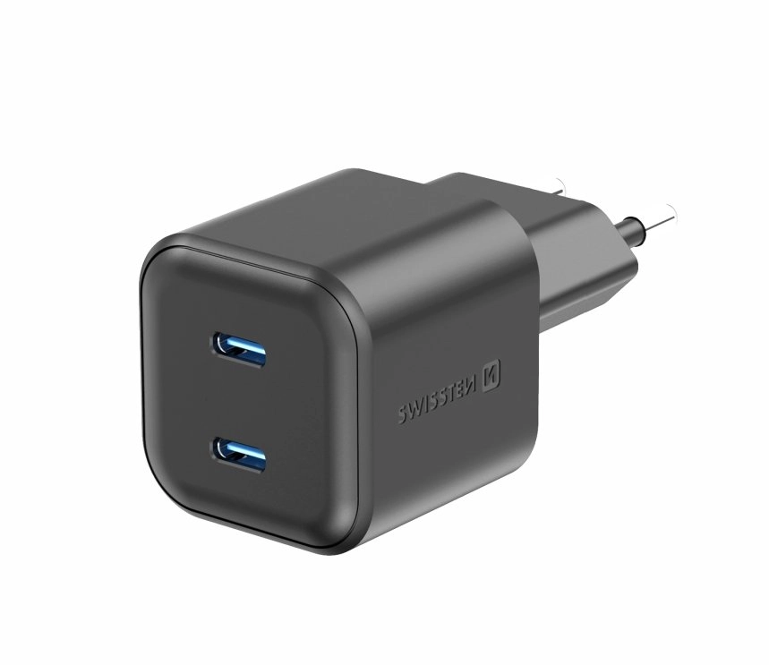 Swissten GaN PD 2x USB-C Travel