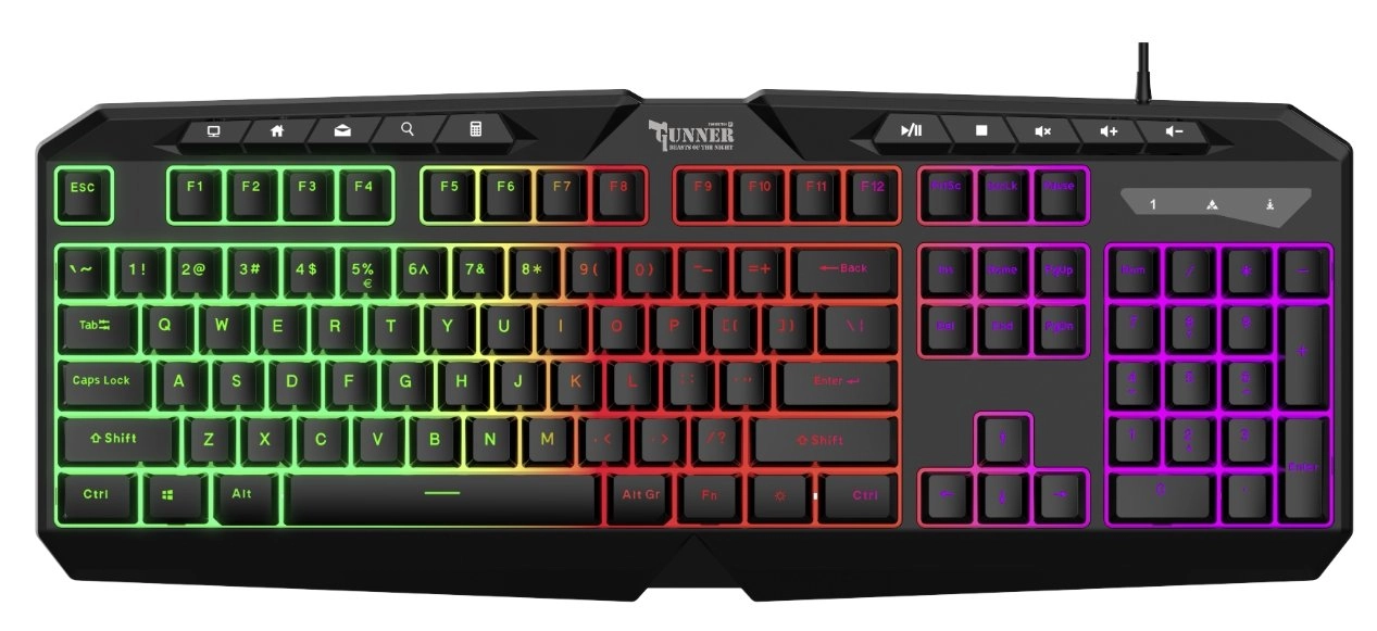 Swissten Gunner Gaming Keyboard 59107210 8595217488618