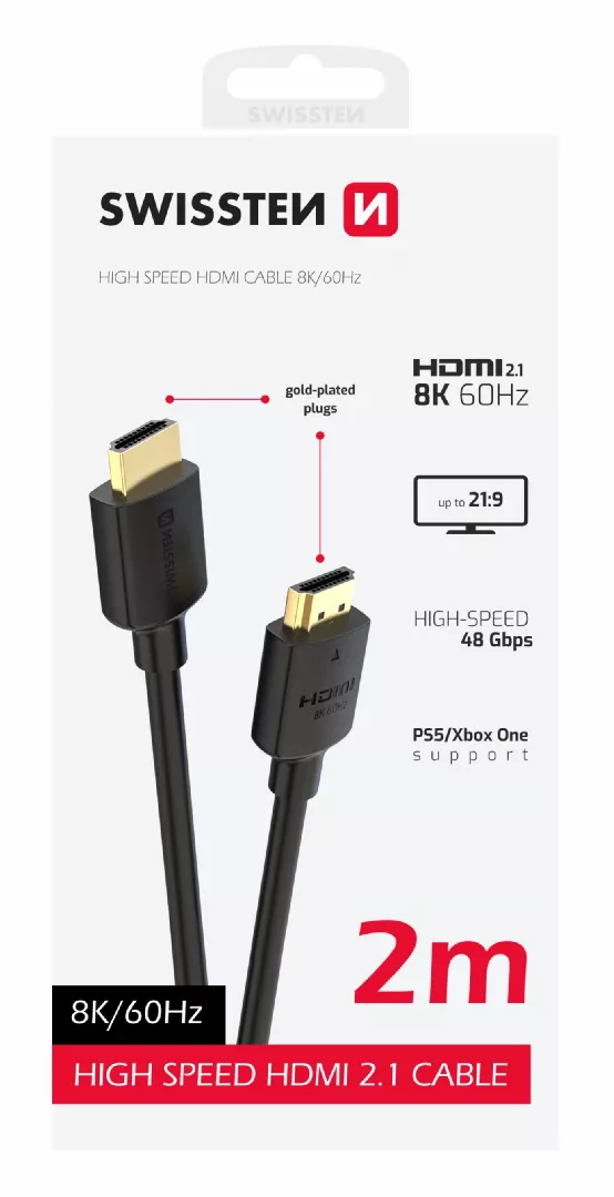 Swissten HDMI to HDMI 8K Cable