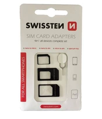 Swissten SIM Card Adapter Kit +