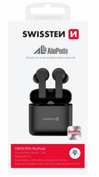 Swissten ALUPODS PRO TWS Bluetooth Stereo