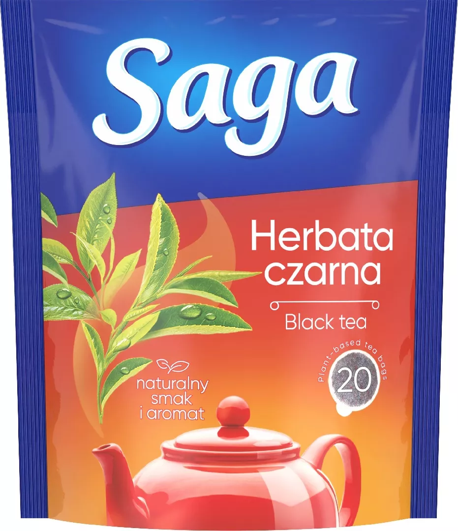 Saga SAGA tea  black  20 bags