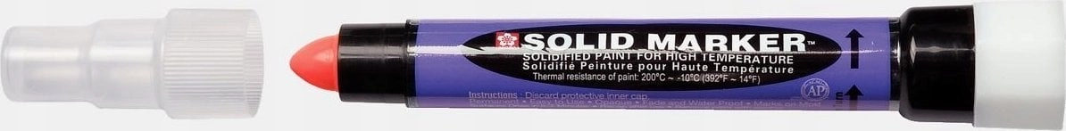 Sakura Marker Solid czerwony  cienki do