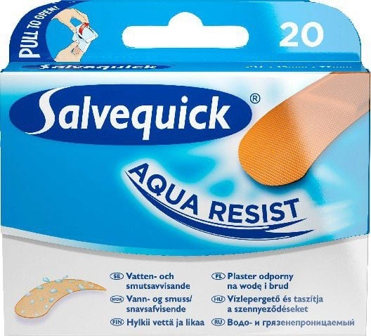 Salvequick Aqua Resist waterproof patches 1