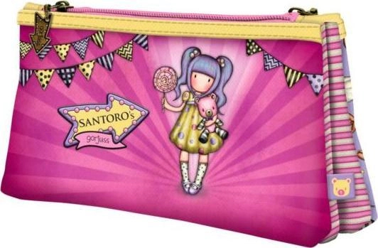 Santoro Double Pencil Case Gorjuss Fairground