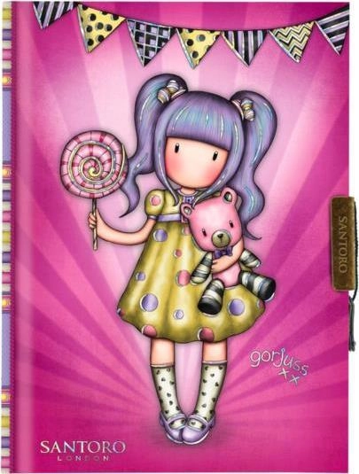 Santoro Zamykany Notes Gorjuss Fairground First