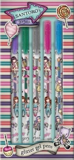Santoro Fairground Gel Pen Set 5