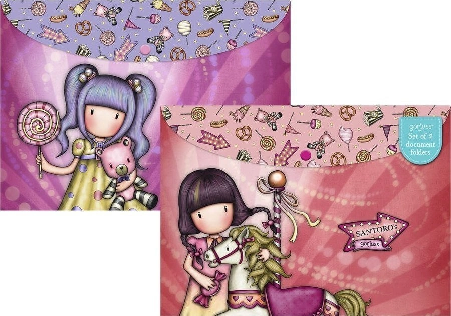 Santoro London A4 Folder Set Gorjuss