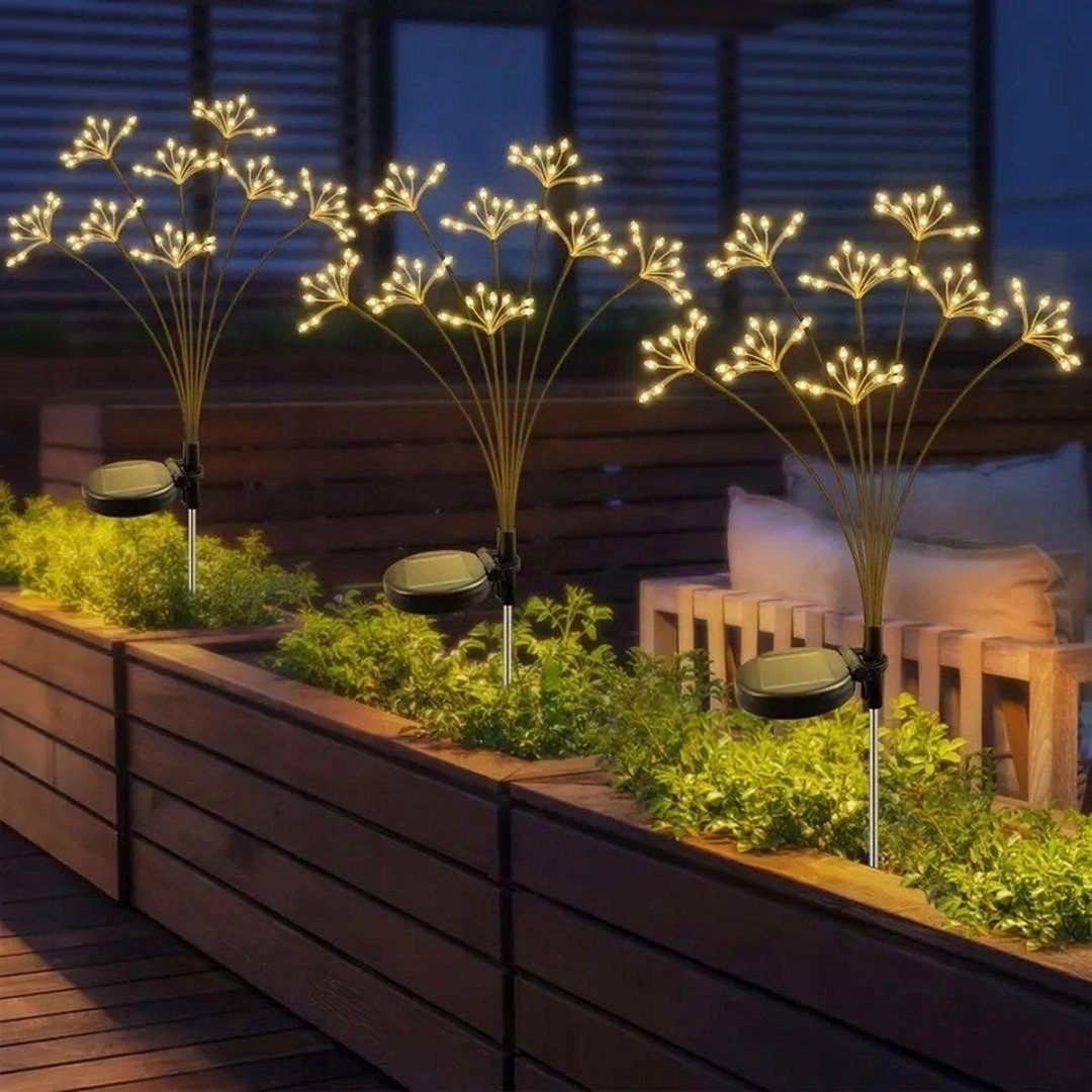 STL-7275-60 SOLAR LAMP Dandelion TREE FIREWORKS
