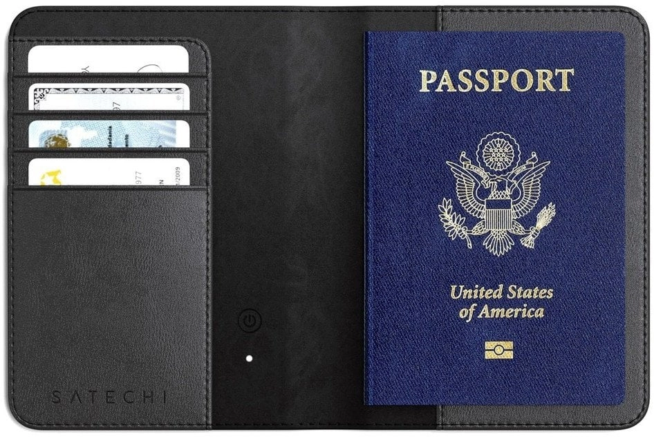 Satechi FindAll passport cover Black Vegan