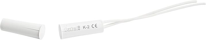 Recessed magnetic reed detector  white K-2