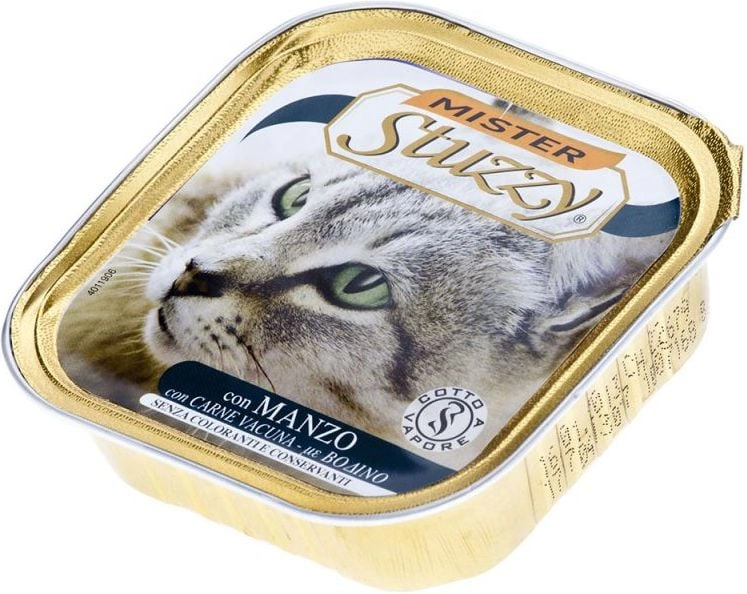 Schesir STUZZY KOT 100g tacka WOŁOWINA
