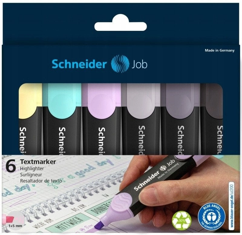 SCHNEIDER Job Pastel Gray highlighter set