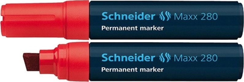 Schneider Marker Permanentny Maxx 280  Czerwony