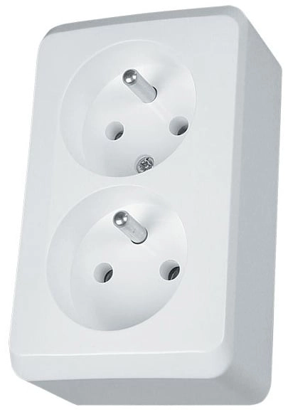 Schneider Electric Gniazdo 2-krotne z/u 16A