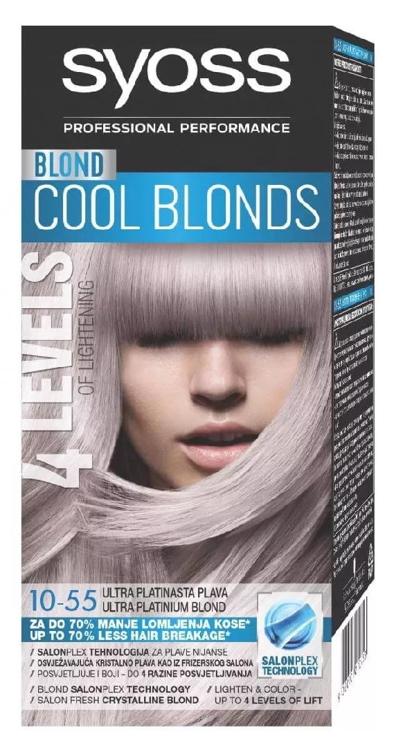 H SYOSS. Dye 10-55 ultra platinum