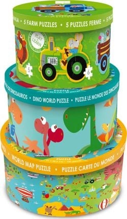 Scratch Scratch Puzzle Dino 40 szt
