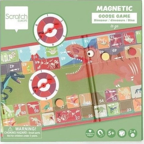 Magnetic game Goose with a spinner