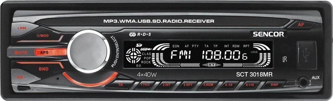 Radio samochodowe z pilotem SCT 3018MR