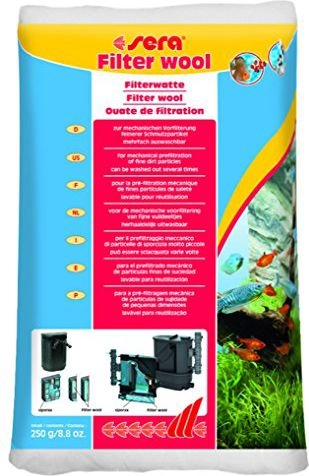 Sera Filterwatte 250g 09399 914238 4001942084635