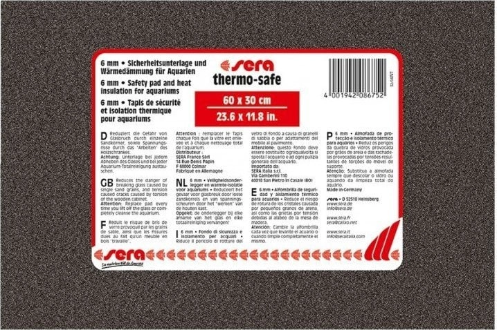 Sera Thermo-safe aquarium mat 60 x