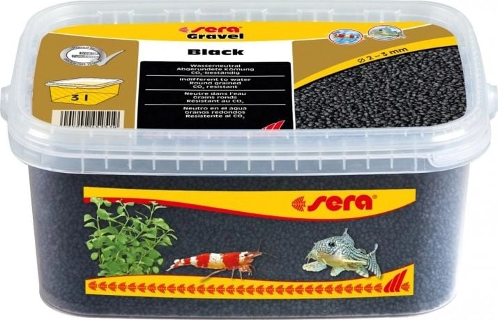 Gravel Black aquarium gravel O 2