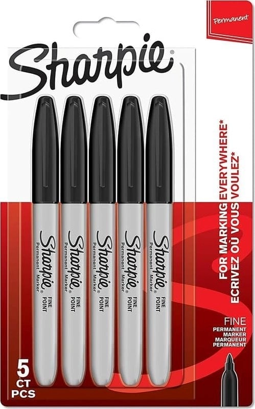 Sharpie marker round tip F black